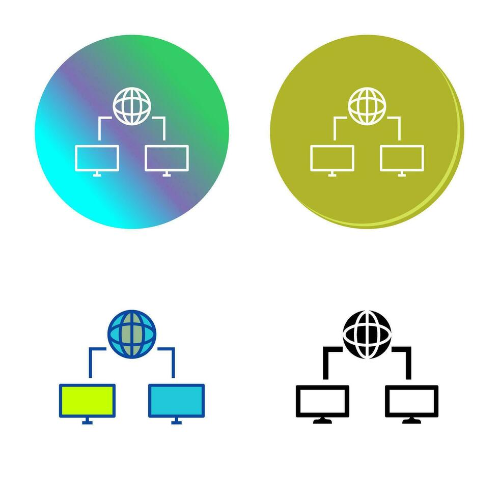 Unique Internet Connectivity Vector Icon