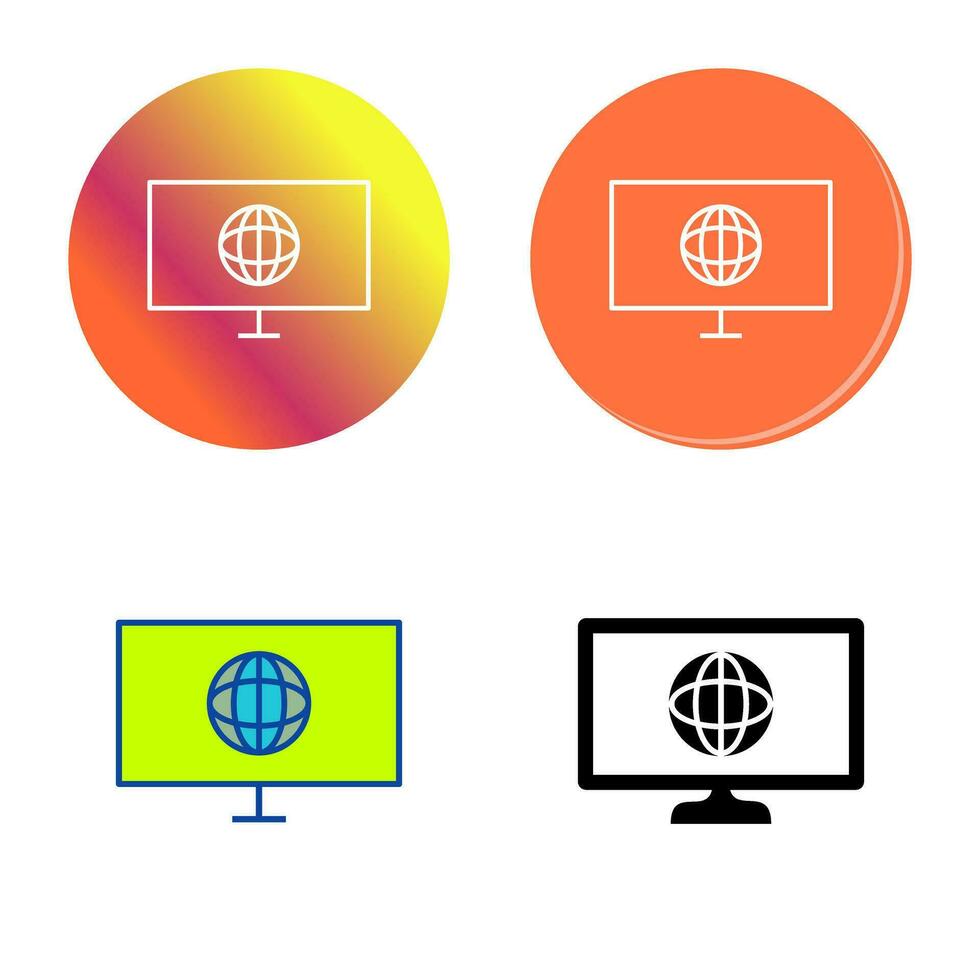 Unique Intranet Vector Icon