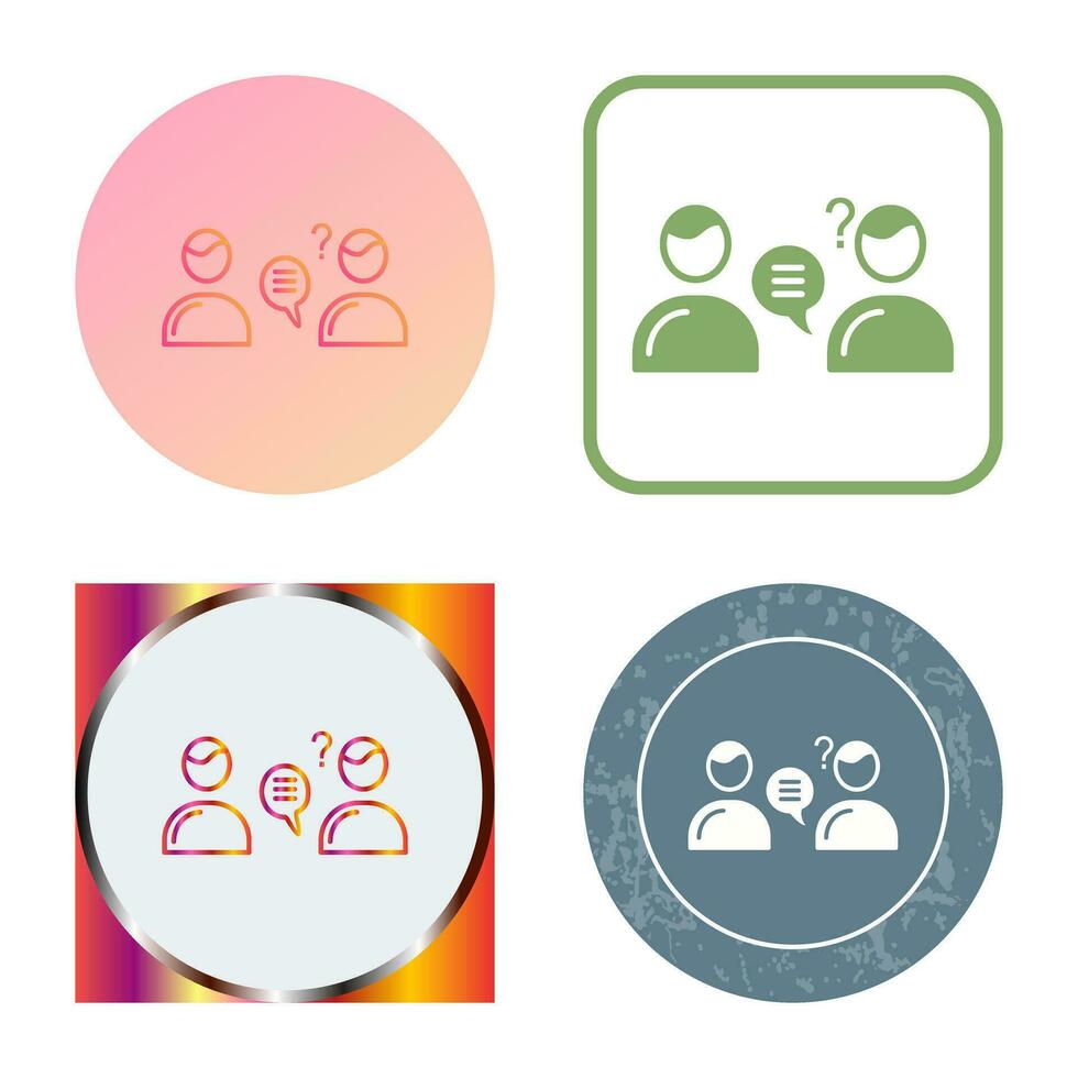 Unique Consulting Services Vector Icon