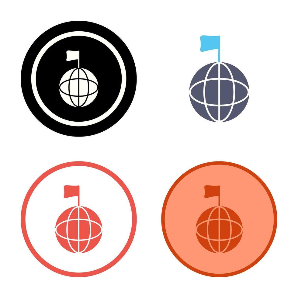 Unique Global Signals Vector Icon