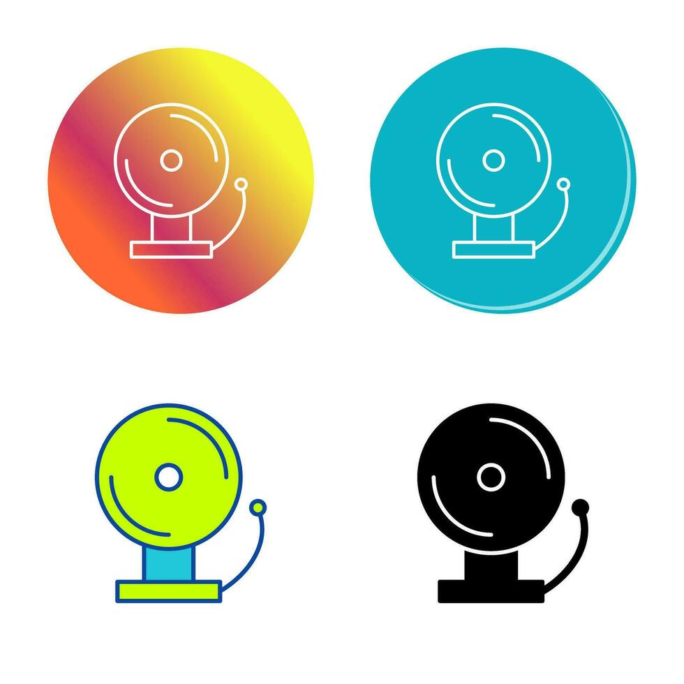 Unique Fire Alarm Vector Icon