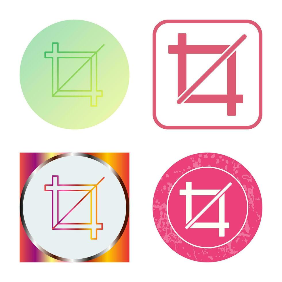 Unique Crop Vector Icon