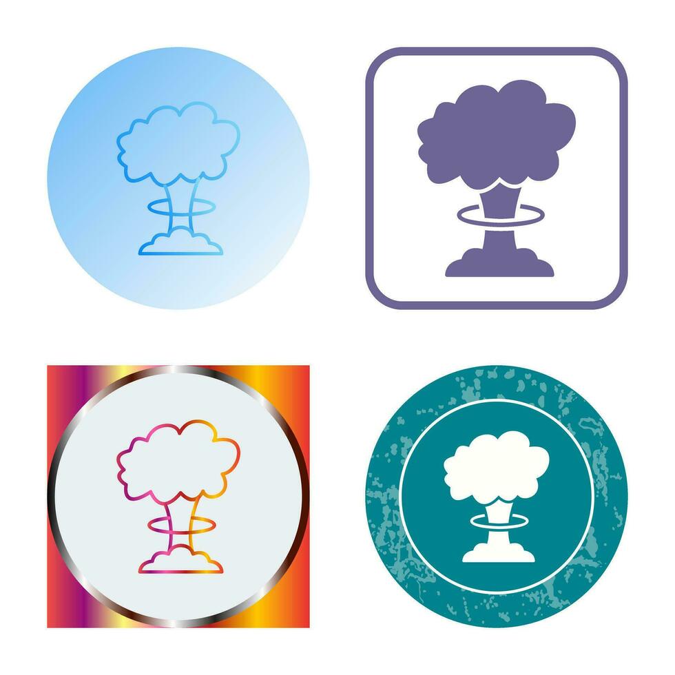 Unique Bomb Blast Vector Icon