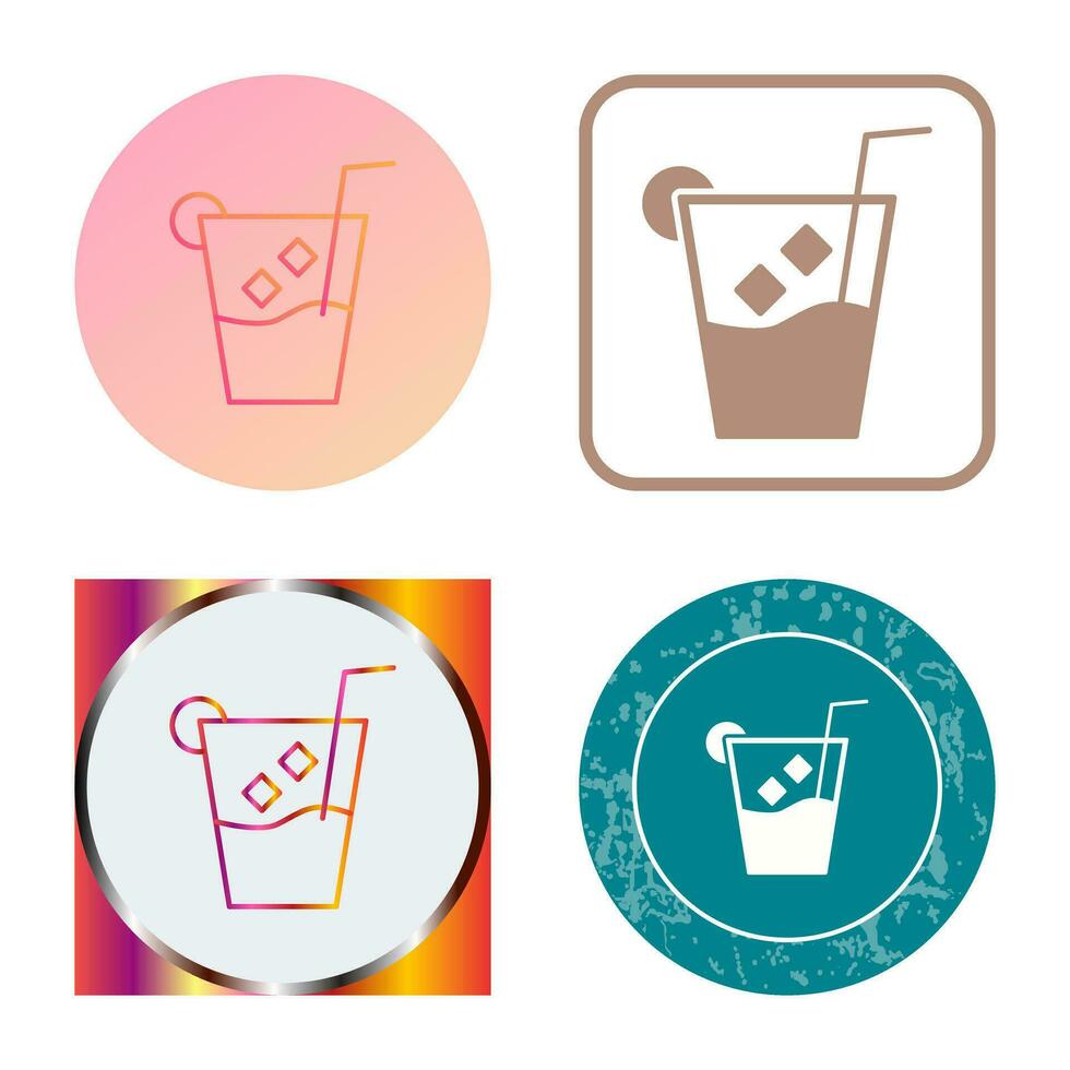 Unique Whiskey Sour Vector Icon