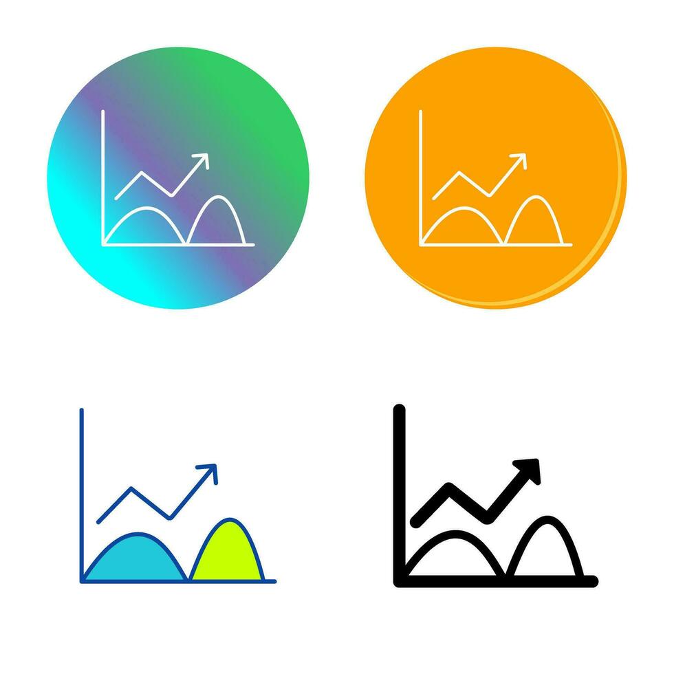 Trend in Graph Vector Icon