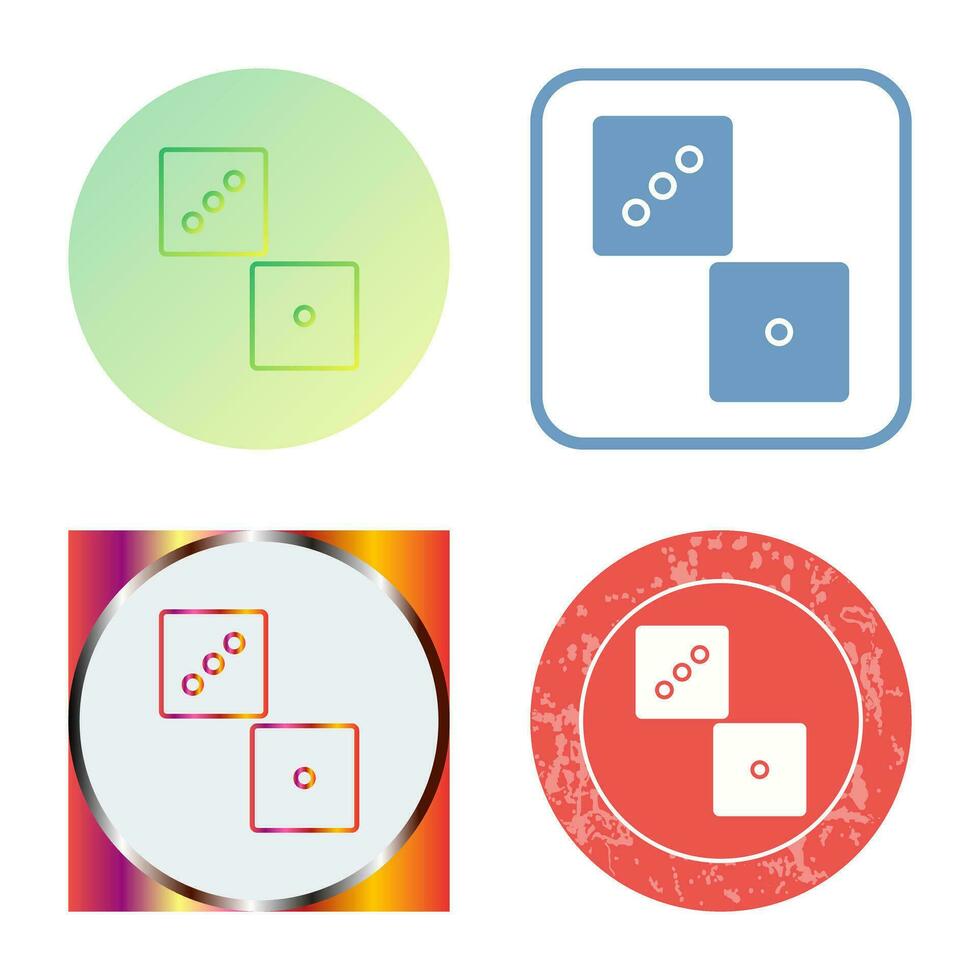 Unique Dice Vector Icon