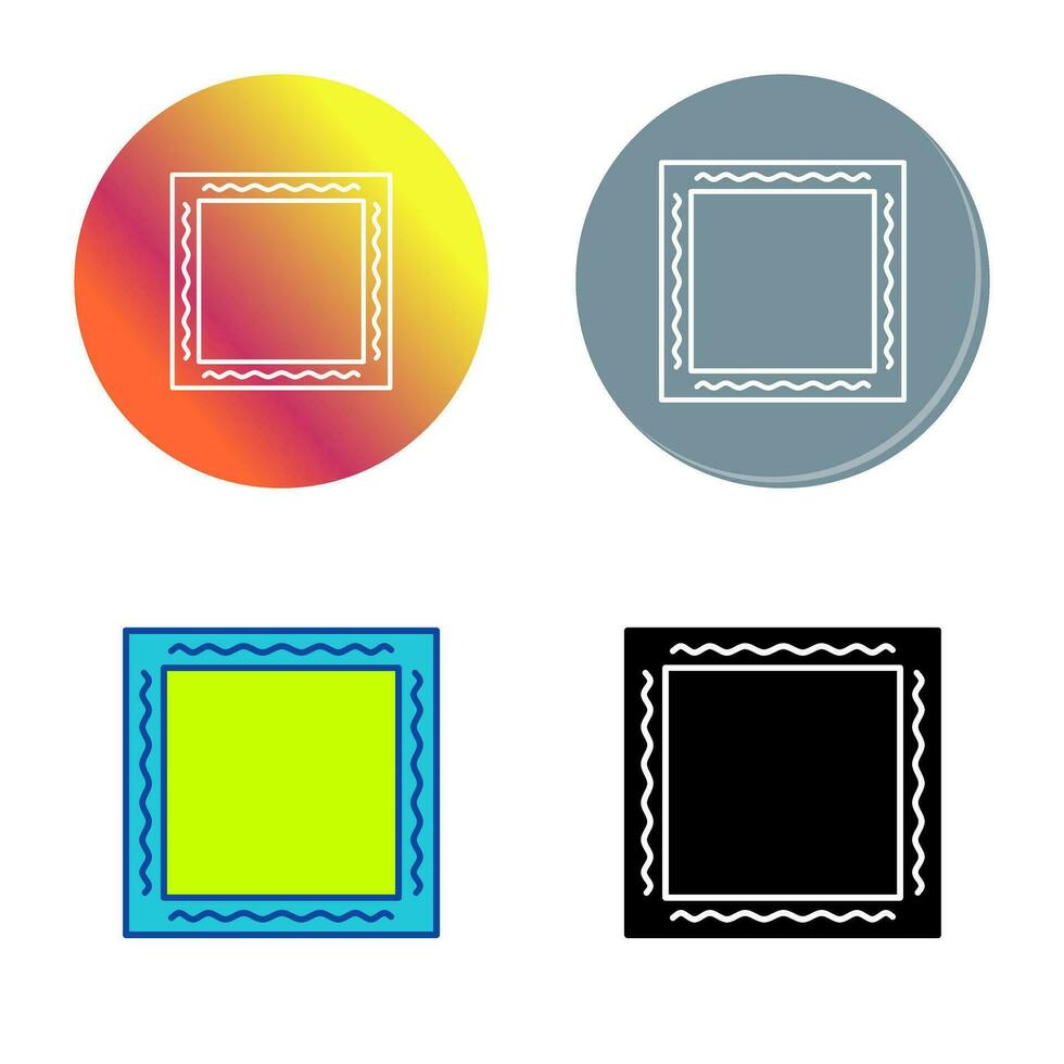 Unique Frame Vector Icon