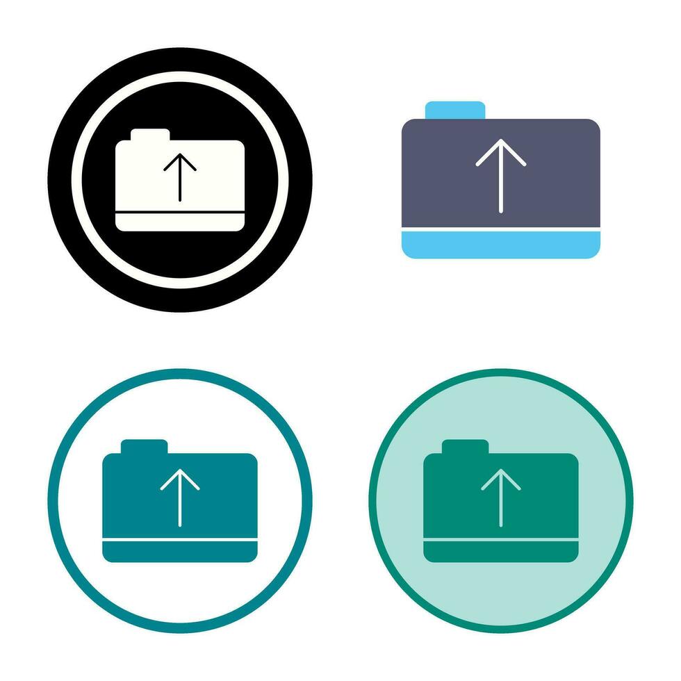 Unique Folder Vector Icon