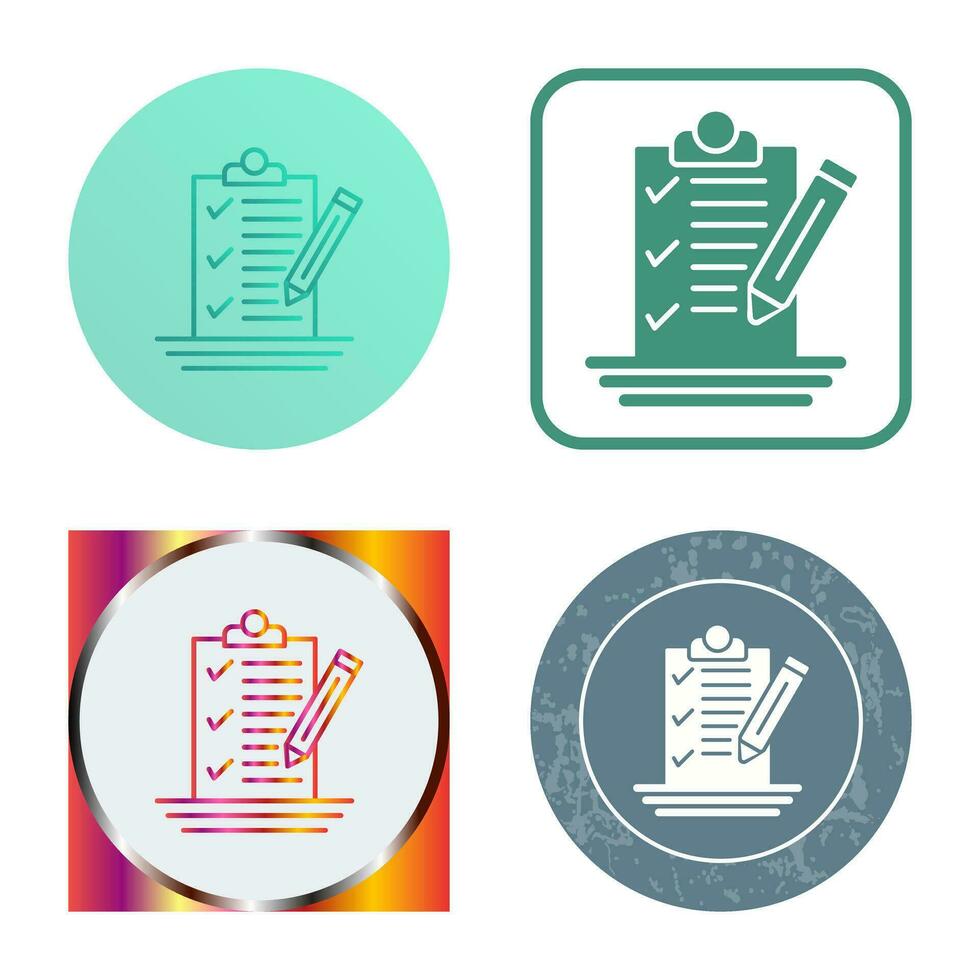 Check List Vector Icon