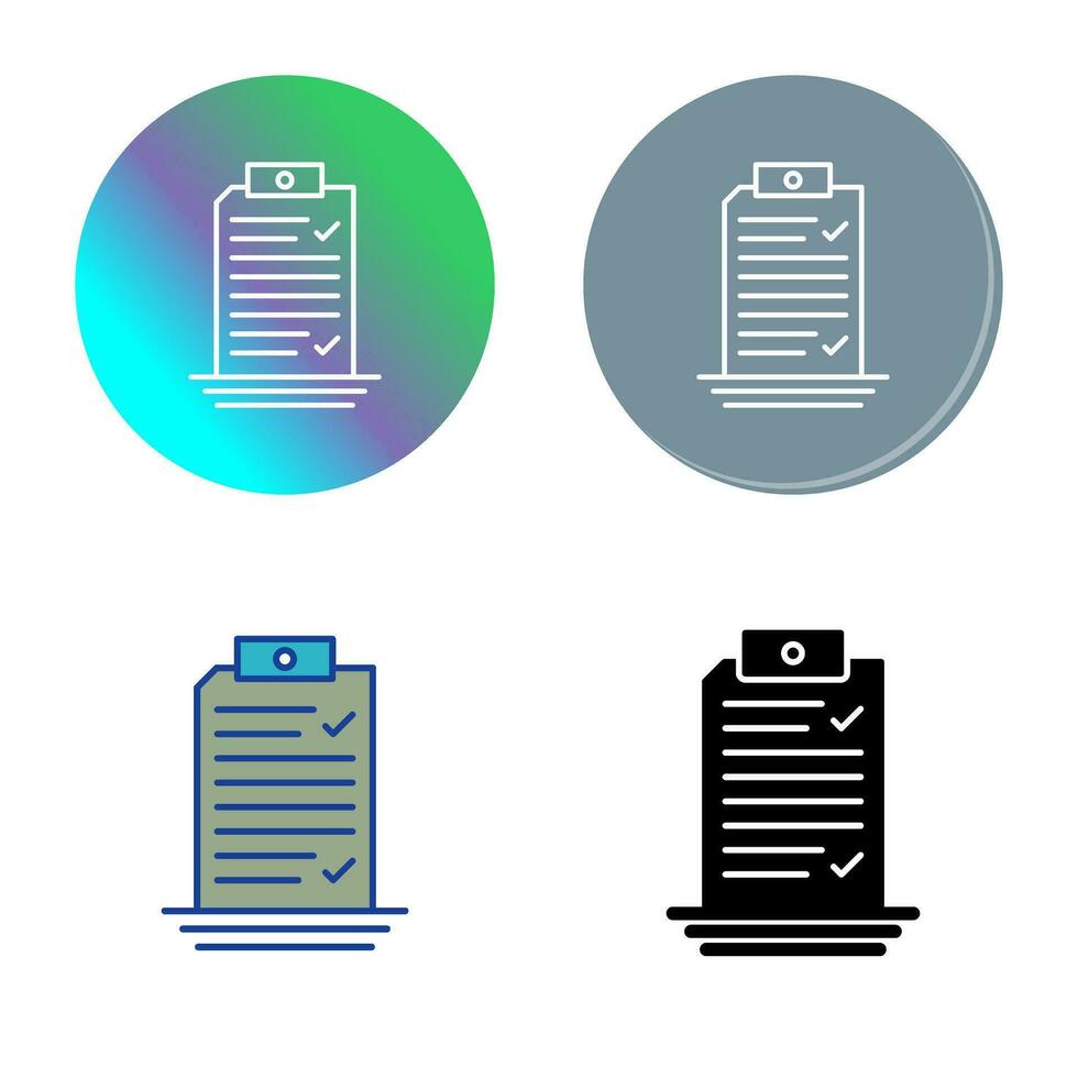 Check List Vector Icon