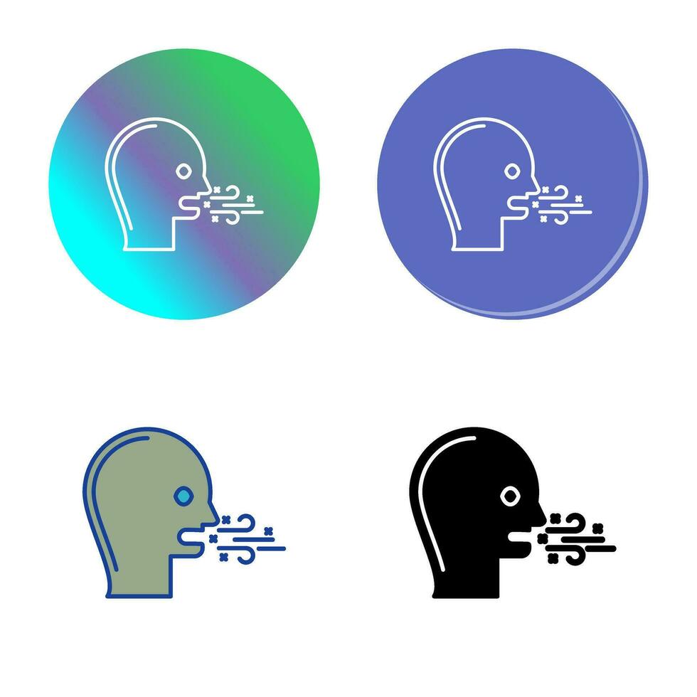 Bad Breath Vector Icon