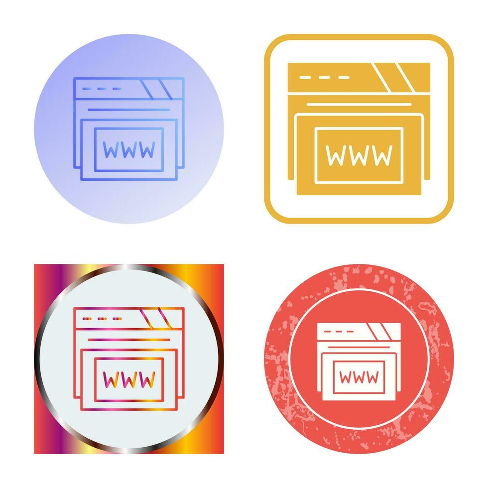 Www Vector Icon