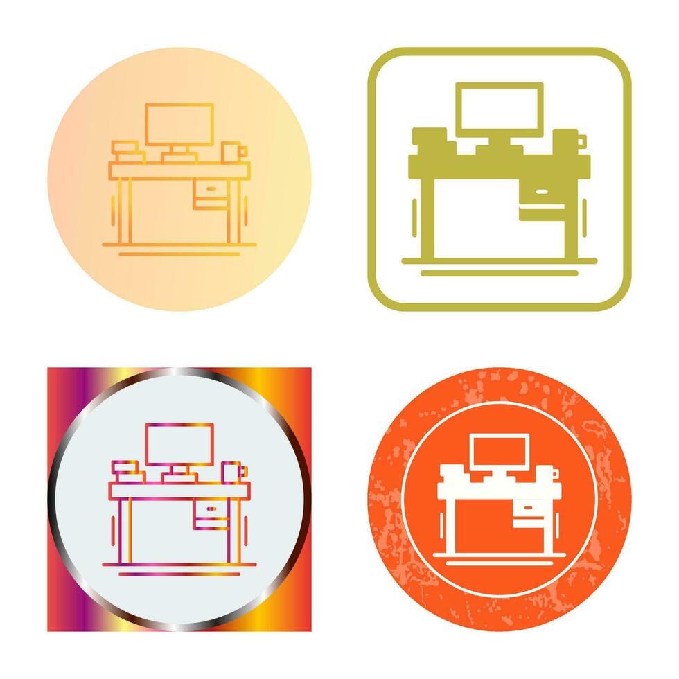 Desk Vector Icon