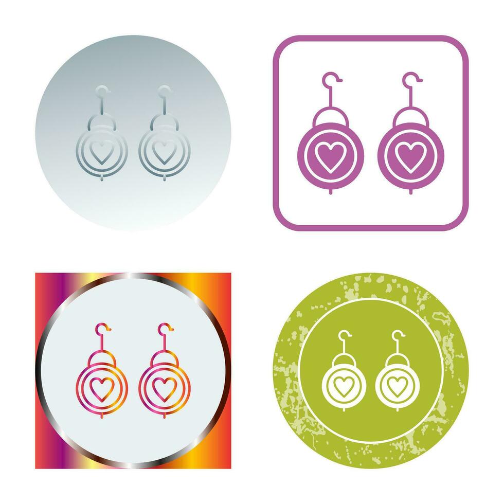 Earrings Vector Icon