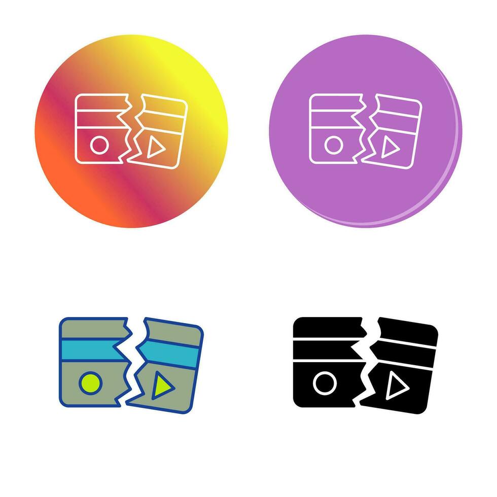 Broken Vector Icon