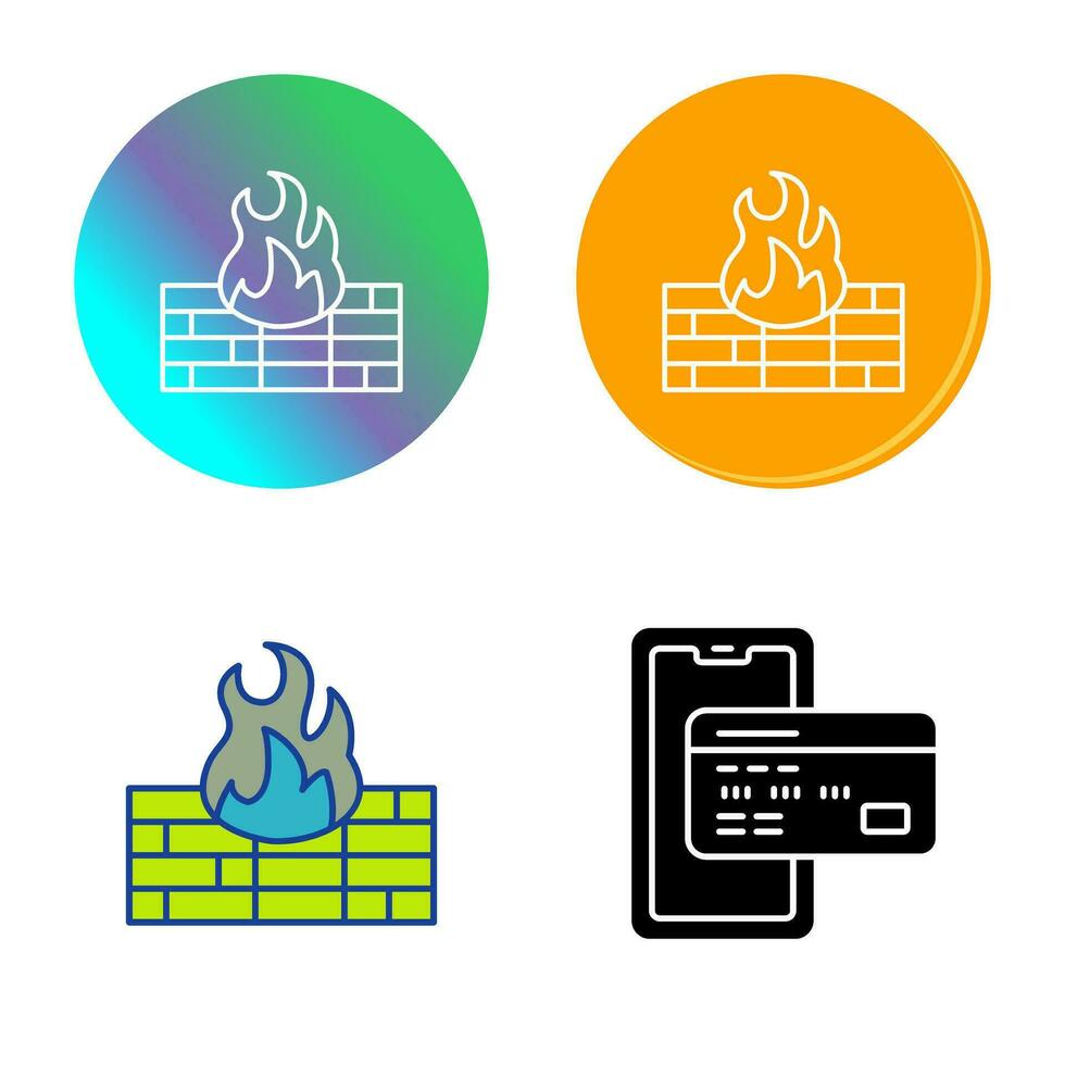 Firewall Vector Icon