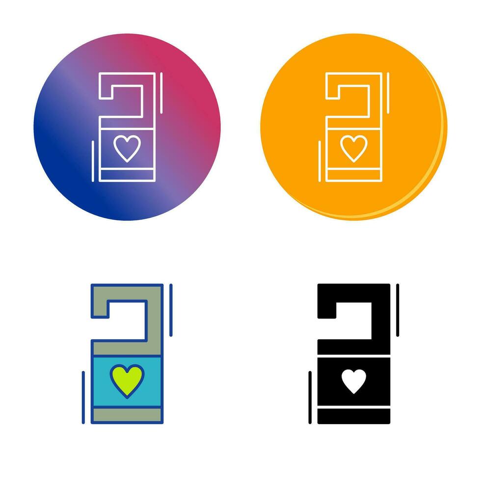 Door Knob Sign Vector Icon