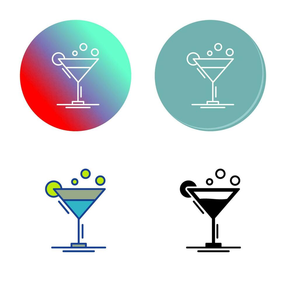 Cocktail Vector Icon