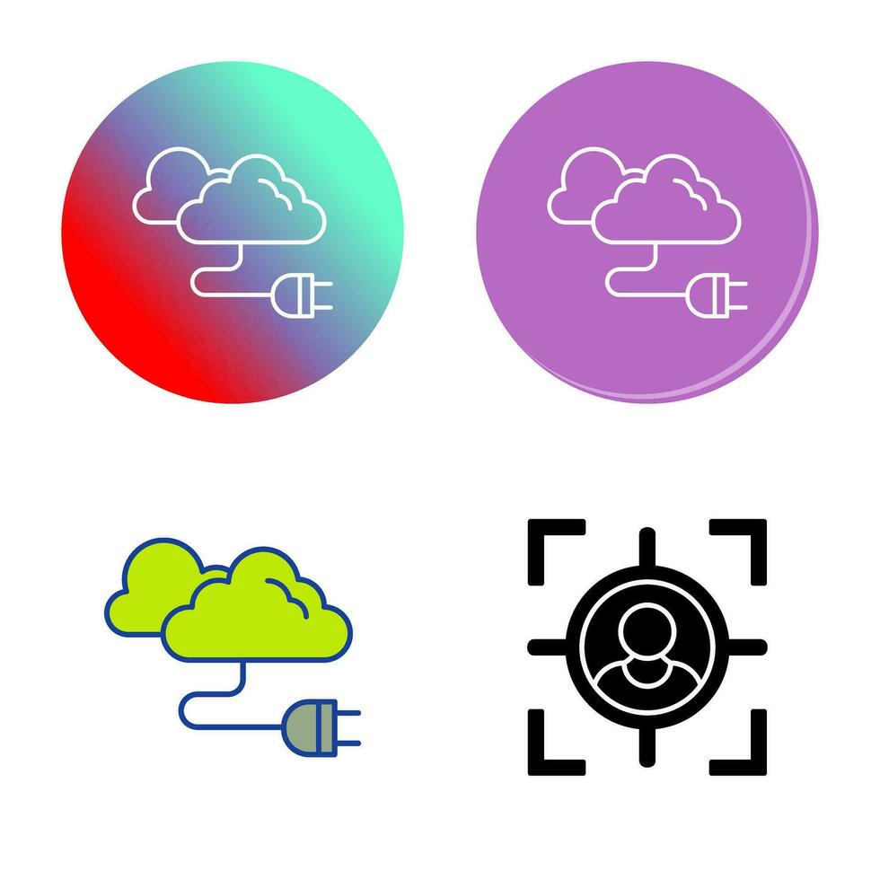 icono de vector de cable