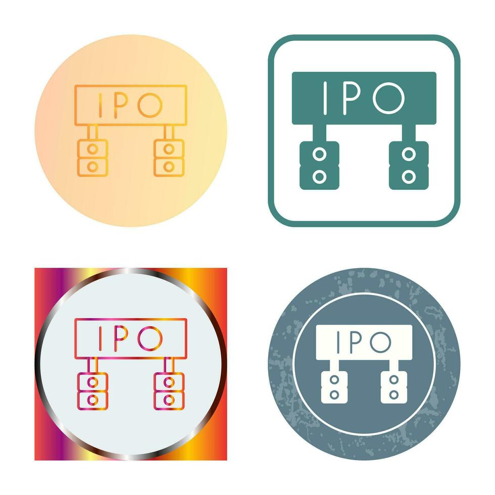 Ipo Vector Icon