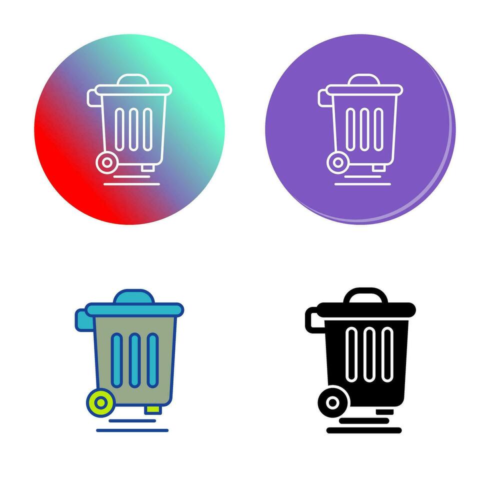 Dustbin Vector Icon