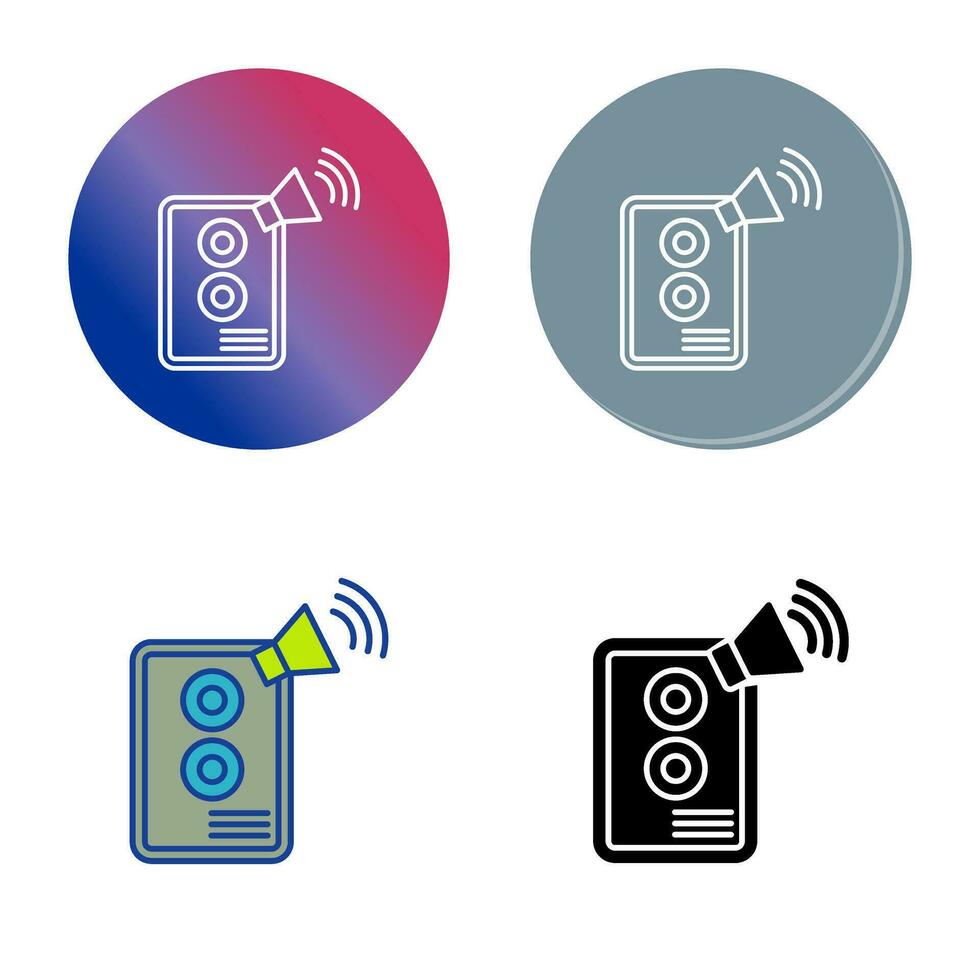 Speaker Vector Icon