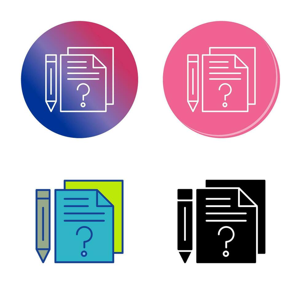 Question Vector Icon