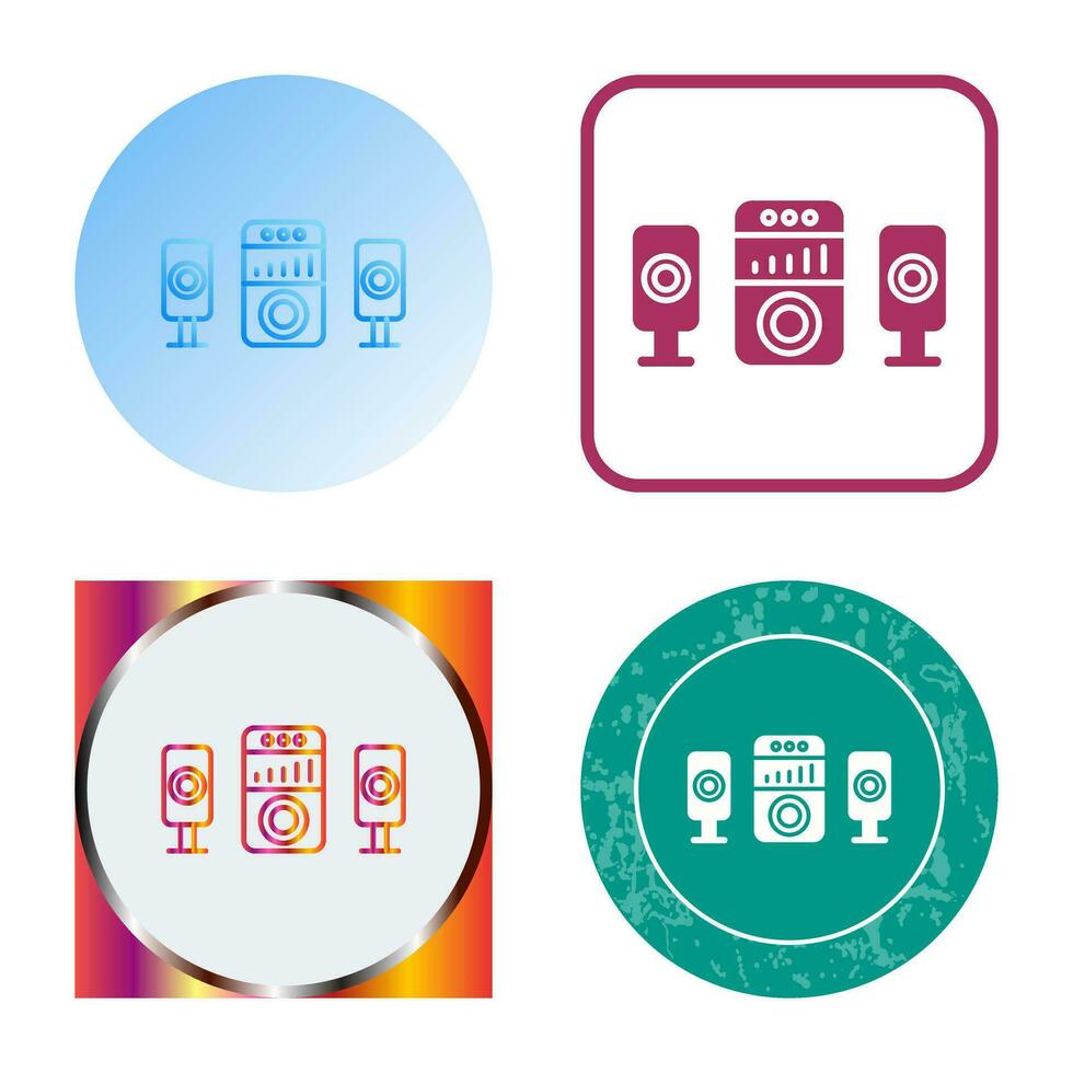 Sound System Vector Icon