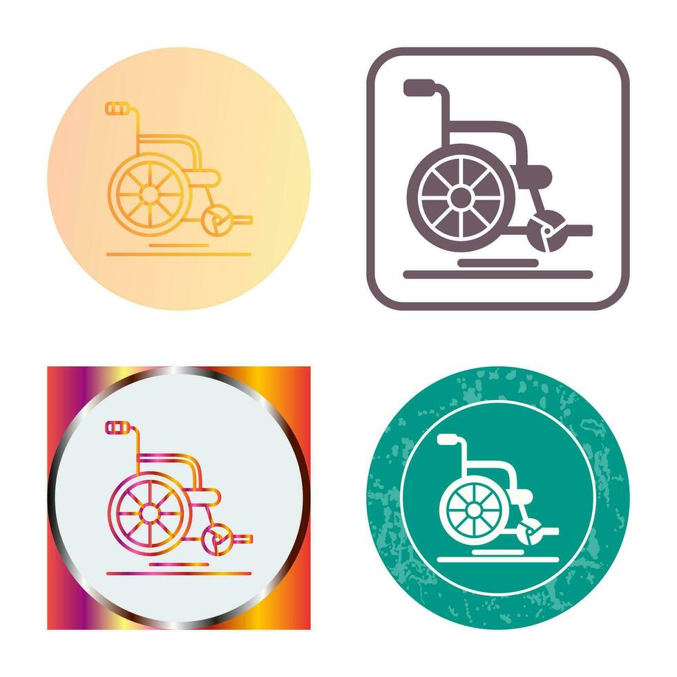 Wheel Chair Vector Icon