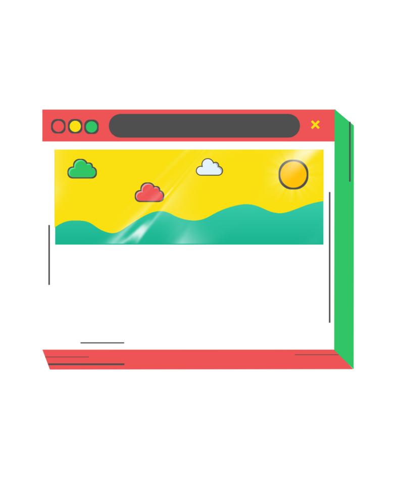 Web Browser illustration, png ilustration, chat box template