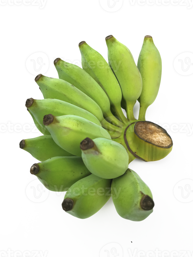 fresco verde cru banana, transparente fundo png