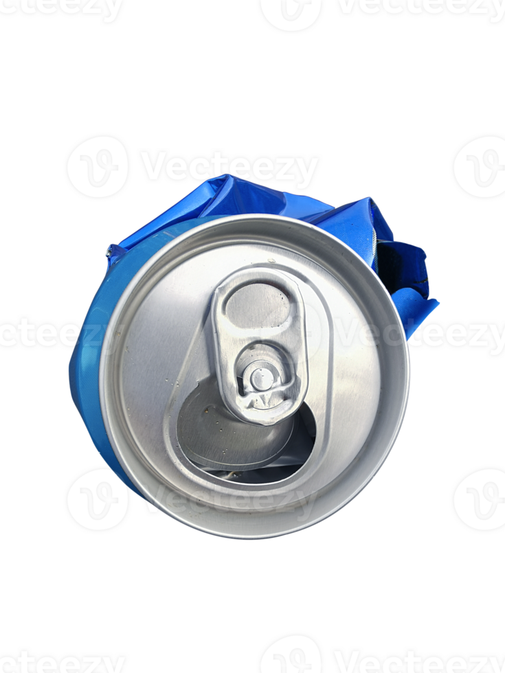 Compressed cans, transparent background png