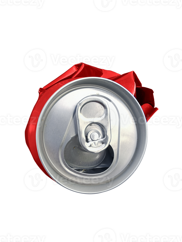 Compressed cans, transparent background png