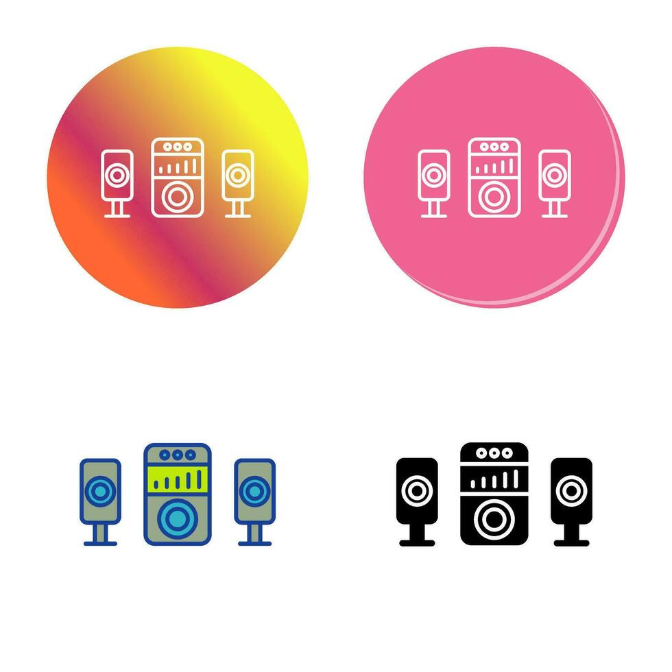 Sound System Vector Icon
