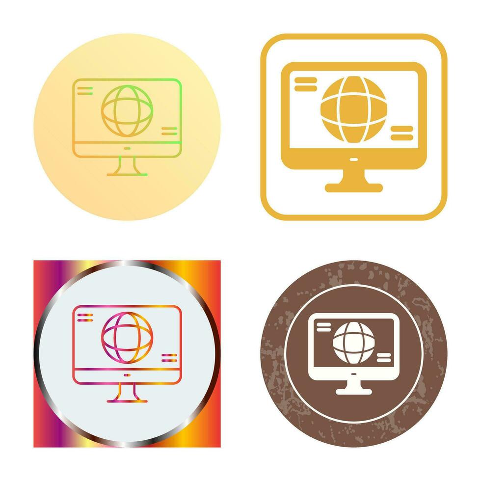 Monitor Vector Icon