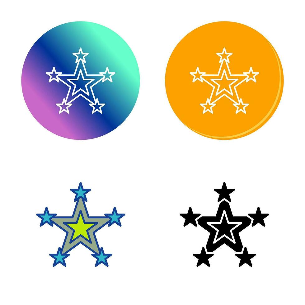 icono de vector de estrella