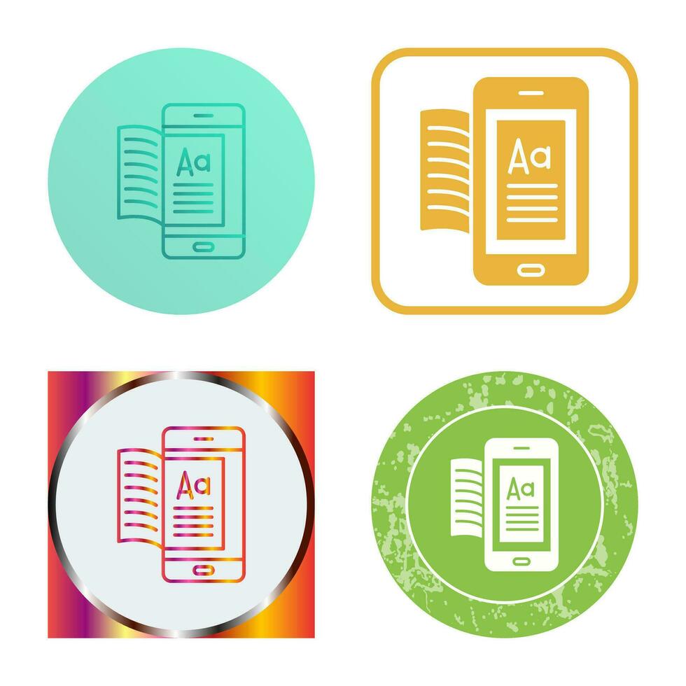 Ebook Vector Icon