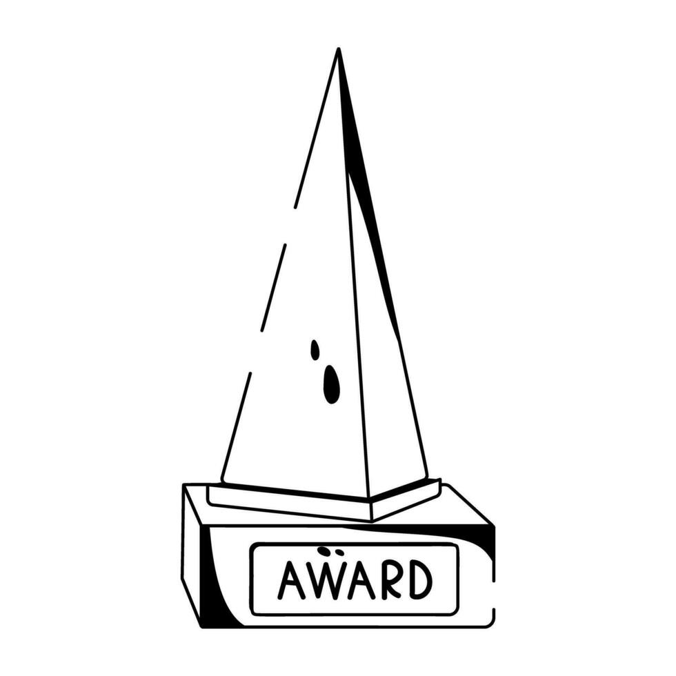 Trendy Music Award vector