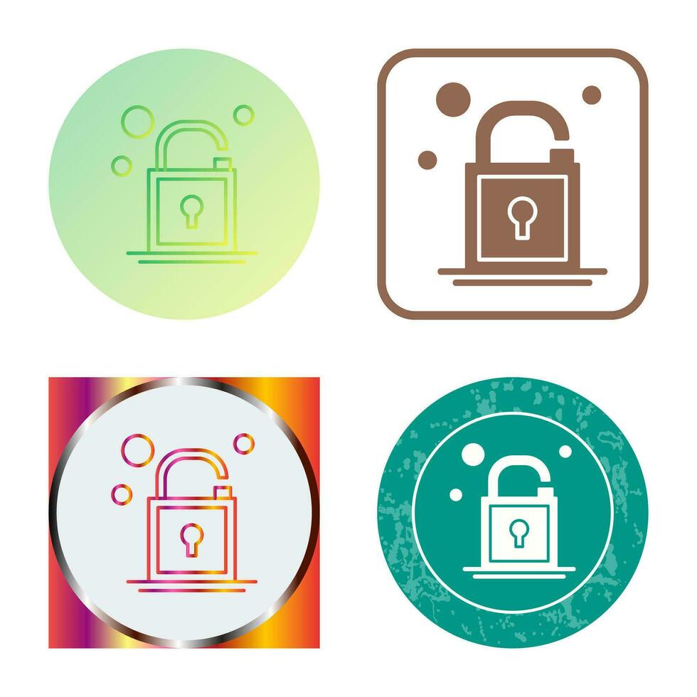 Open Lock Vector Icon