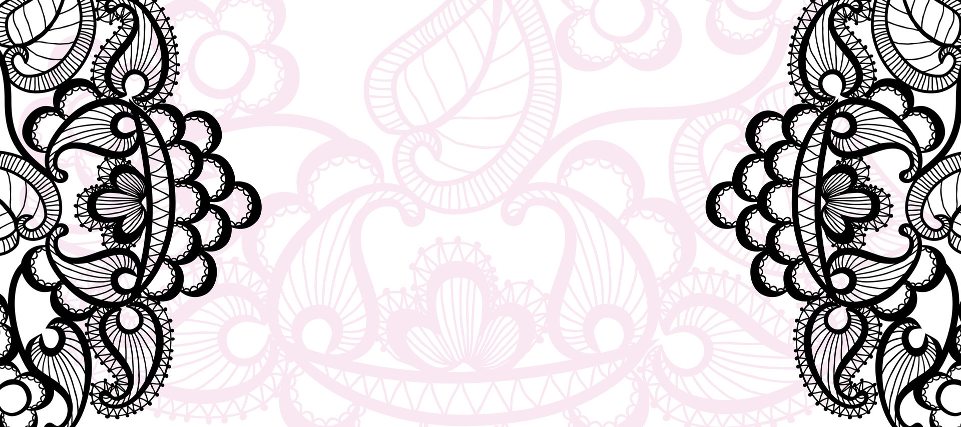 Black Flower Decorative Abstract background Wallpaper 34632776 Vector