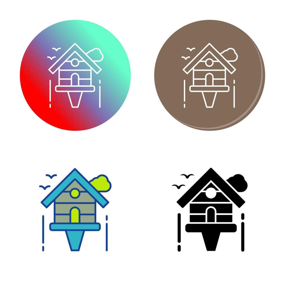 Birdhouse Vector Icon