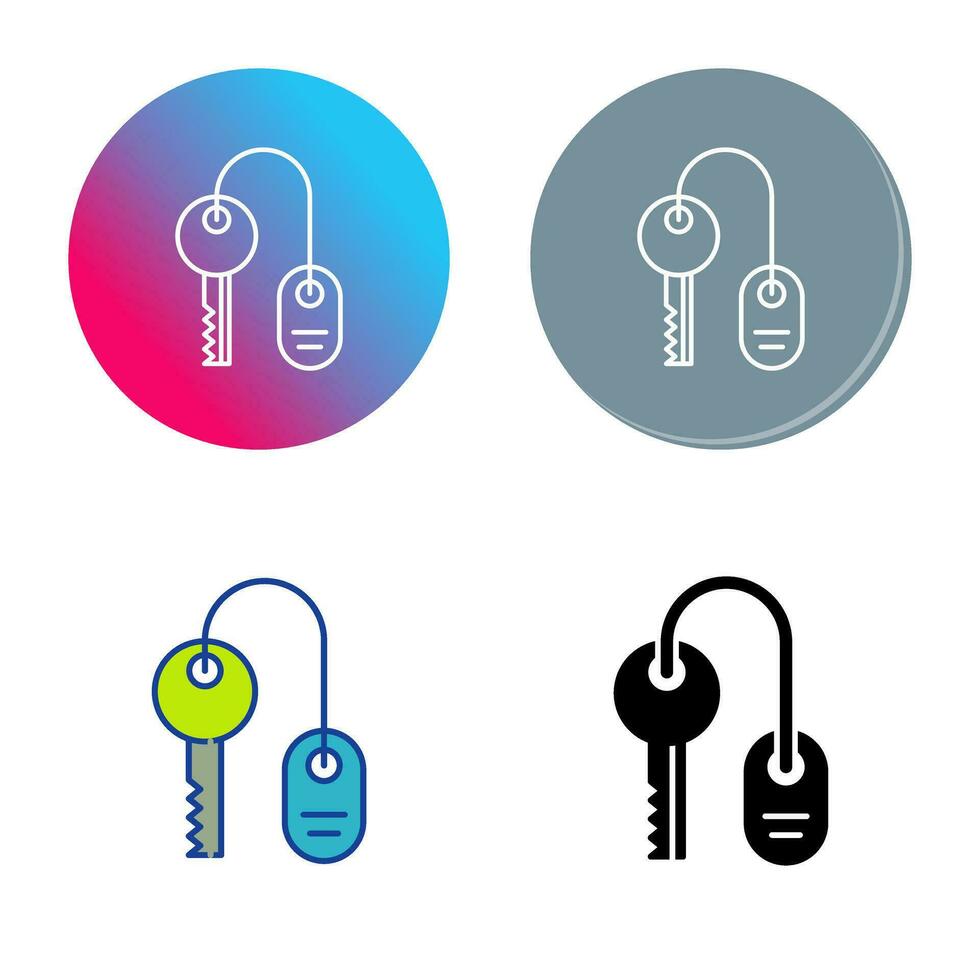 Room key Vector Icon