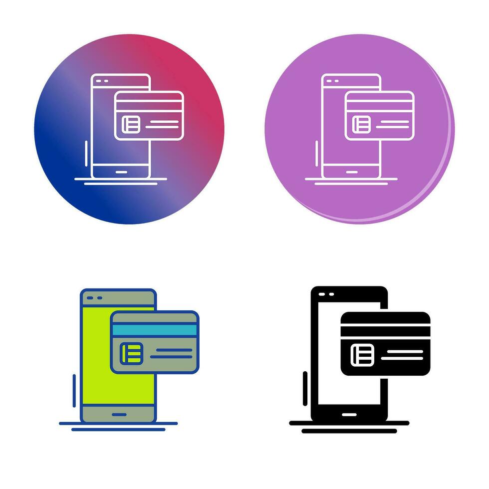 Cashless Payment Vector Icon