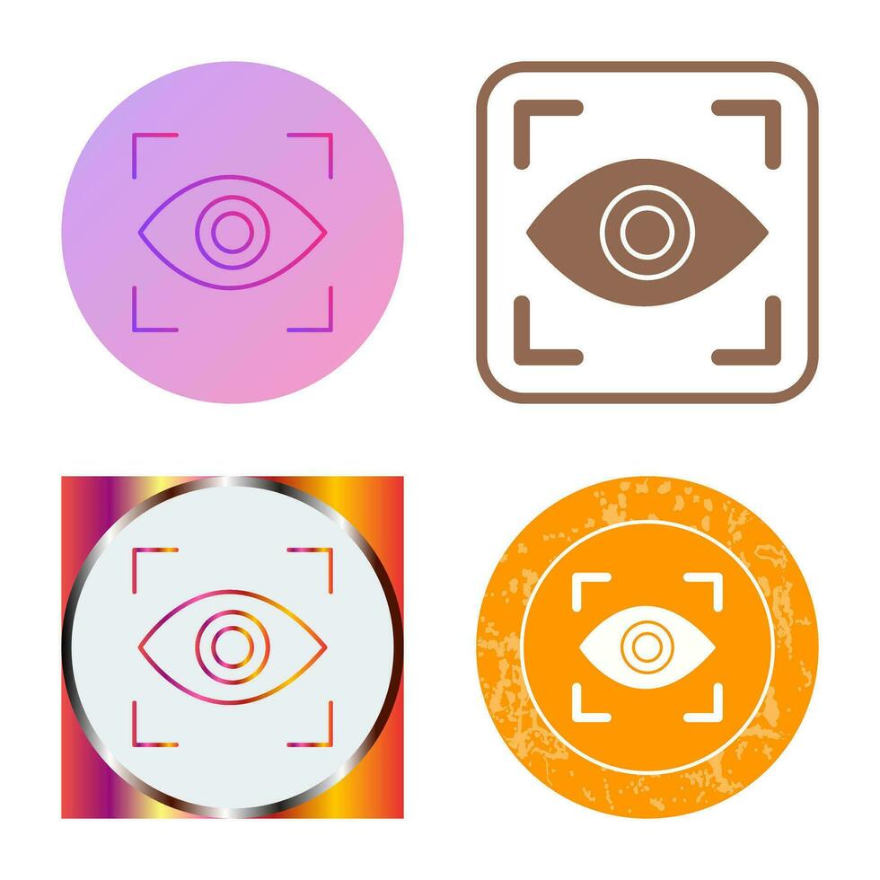 Eye Scan Vector Icon