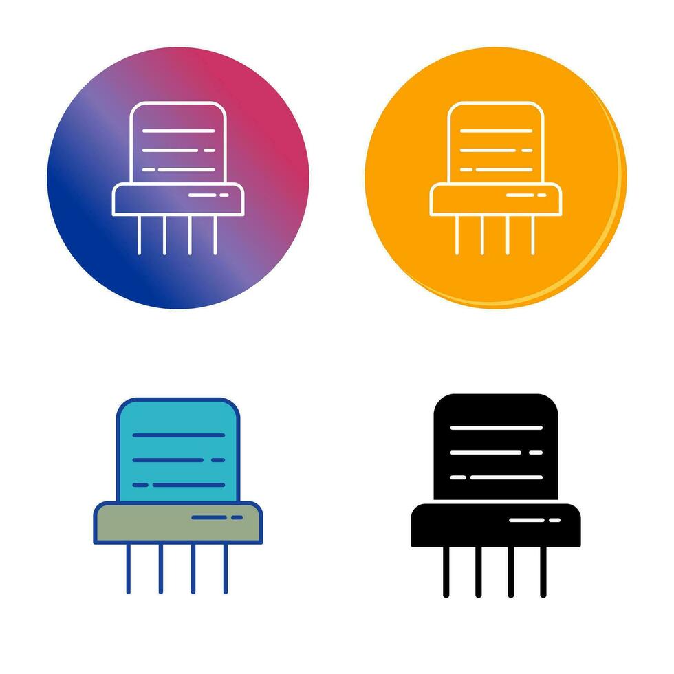 Paper Shredder Vector Icon