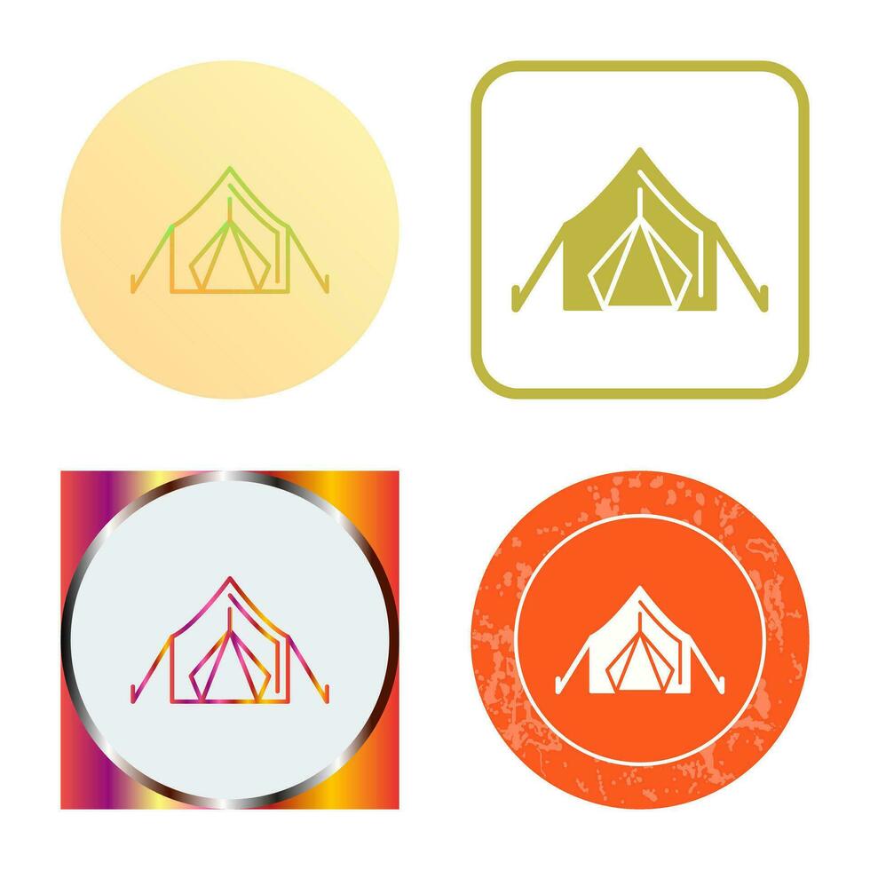 Tent Vector Icon