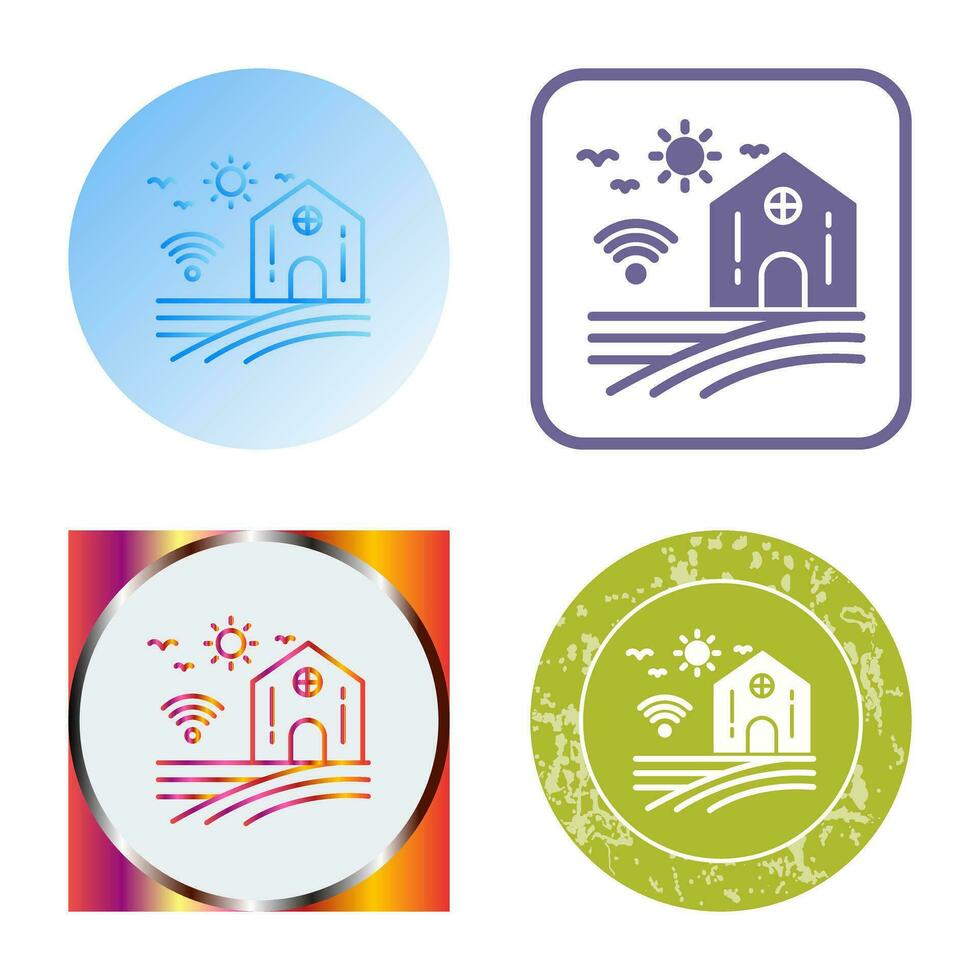 Smart Farm Vector Icon