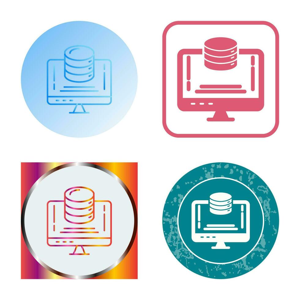 Data Storage Vector Icon