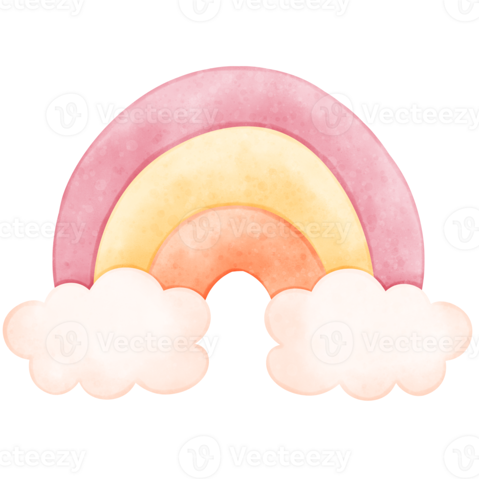 Rainbow, cute rainbow png