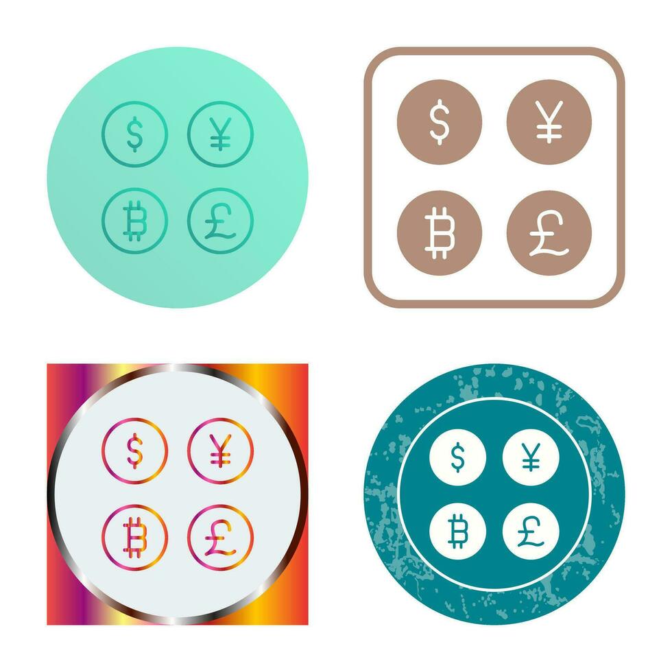 Currency Symbols Vector Icon